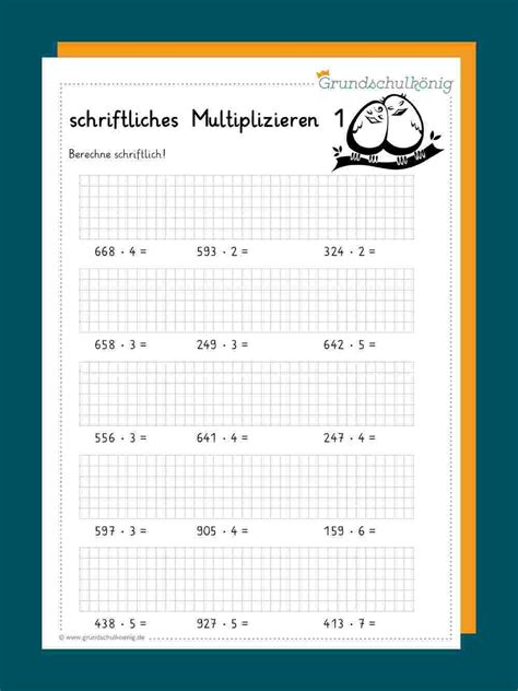 Herunterladen für 30 punkte 30 kb. Schriftliches Multiplizieren | Schriftlich multiplizieren ...