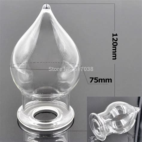 Super Huge Large Big Size Hollow Pyrex Glass Butt Anal Plug Dildo Female Male Sex Toys