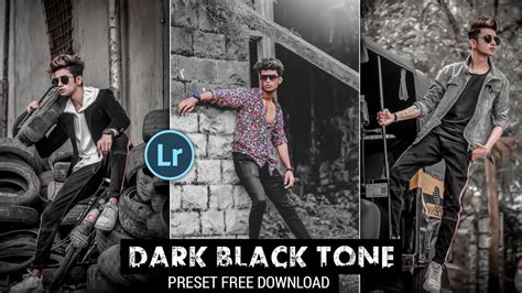 Best results usually with raw and naturally lit images. Lightroom Dark Black Tone Editing Tutorial🔥| Lr Premium ...