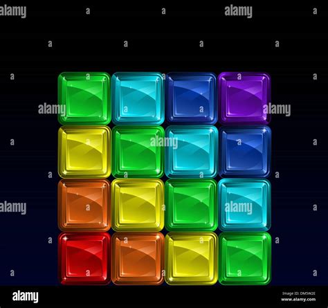 Rainbow Glass Cubes Stock Vector Image And Art Alamy