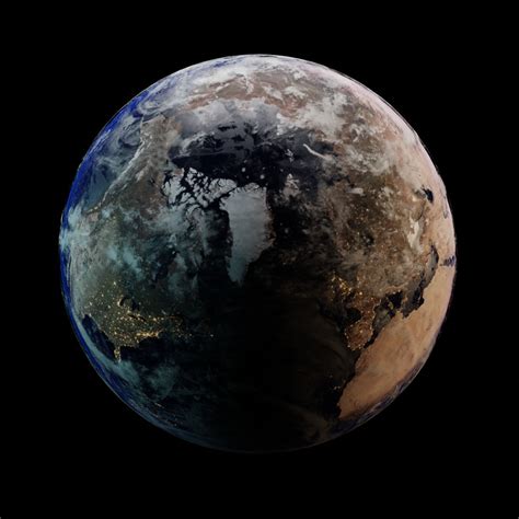Earth With Nasa Textures 3d Asset Cgtrader