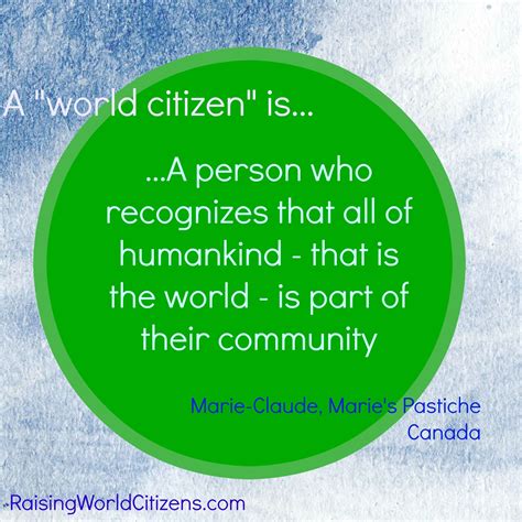 How Do You Define World Citizen World Citizen Positive Life