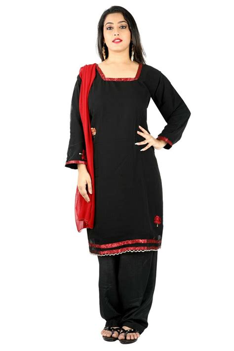 Black Salwar Kameez For Women Designer Partywear Dress For Women