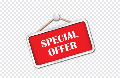 Red Special Offer Signage Illustration Discounts And Allowances