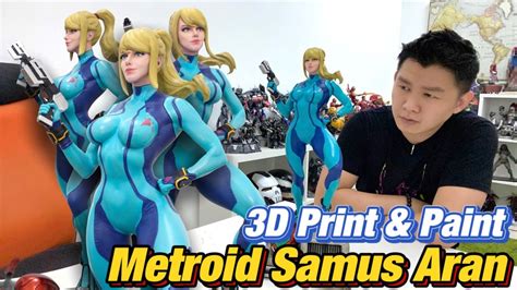 Dollhouse Making Resin 3d Print Samus Aran Metroid Craft Supplies