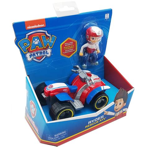 Paw Patrol Basic Vehicle With Figure Ryder With Rescue Atv