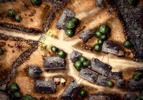 Small Mountain Village Battlemaps Fantasy City Map Fantasy Town Dnd Stats Dnd World Map