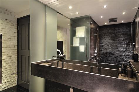 100+ fresh ways to decorate with black and white 110 photos. Minimal zen bathroom - Modern - Bathroom - hong kong - by ...