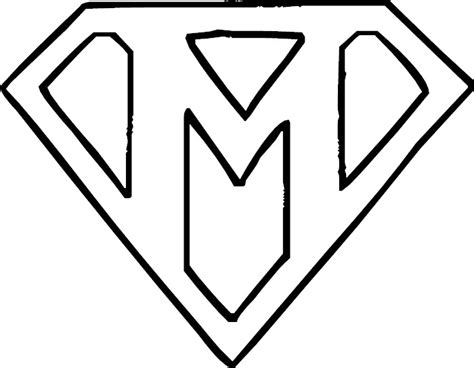 Letter M Coloring Page