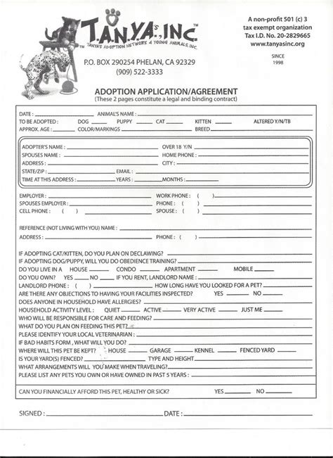 Maybe you would like to learn more about one of these? Adoption Application | Reference letter template, Personal ...