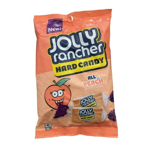 Jolly Rancher All Peach Hard Candy 7 Oz Bag