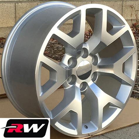20 X9 Inch Chevy Silverado Factory Style Honeycomb Wheels Machined