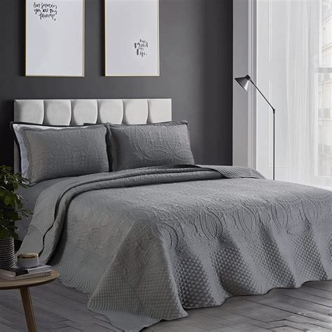 Hombys Oversized King Bedspreads 3 Pieces Quilt Set Lightweight Sof