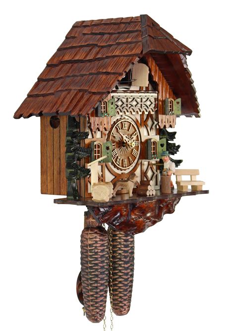 Herrzeit By Adolf Herr Cuckoo Clock The Busy Wood Chopper 8 Day