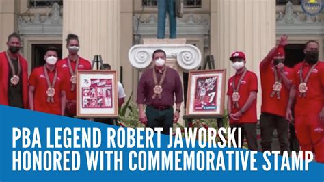 Pba Legend Robert Jaworski Honored With Commemorative Stamp Youtube