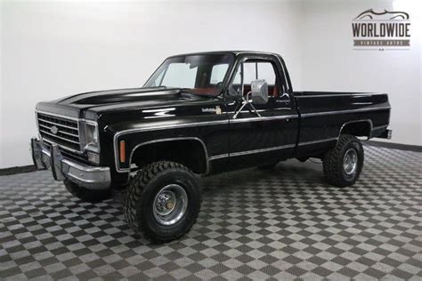 1979 Black Scottsdale 4x4 Frame Off Restored Collector Classic