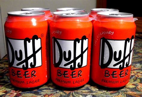 Duff Beer Can Six Pack The Legendary Duff Beer Empty Cans Ebay