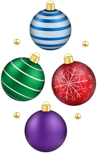 Clipart de árvore de enfeites de natal PNG | Christmas ornaments, Tree ornaments, Christmas