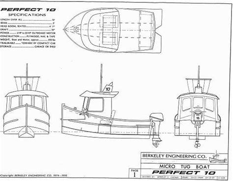 Perfect 10 Mini Tugboat Mini Tugboat Plans Boatdesign Tug Boats