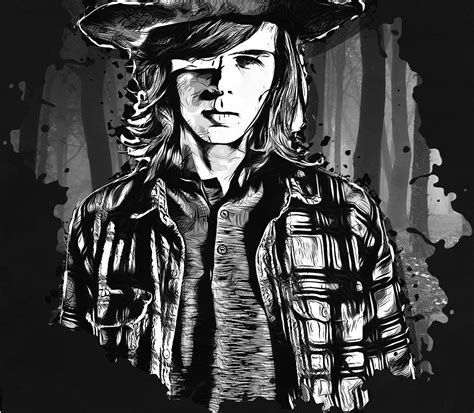 Carl Grimes 2048 X 2048 Ipad Wallpaper Download