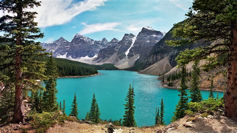 Canada Lake Mountain Wallpapers Hd Desktop And Mobile Backgrounds
