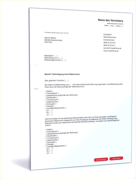 Die mietdauer bereits bei vertragsabschluss festgelegt. 4 Wohnung Kundigen Vorlage Pdf 03517 | MelTemplates