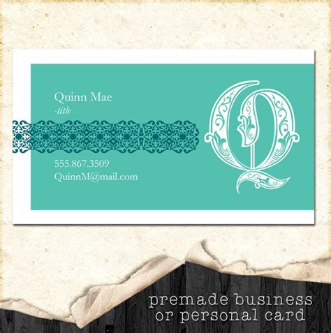 Customizable Business Card Personal Card Or Mommy Card Etsy