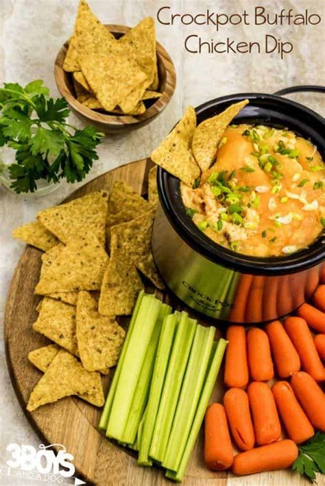 Long before we were in the rv, i made them. Crockpot Tabasco Buffalo Chicken Dip Recipe - 3 Boys and a ...