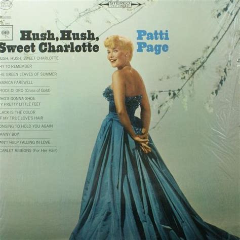 Vintage Patti Page Vinyl Record Hush Hush Sweet Charlotte Hush Hush