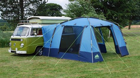 These tents offer the immediate safety of your vehicle from dangerous weather or large animals that are present in many camping locations. Side tent for van