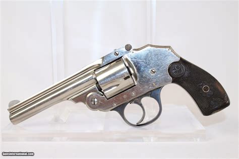 Fine Candr Iver Johnson Hammerless 38 Sandw Revolver