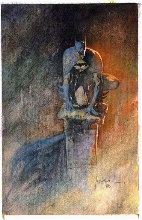 Bill Sienkiewicz Batman Batman Comic Art Batman Art Comic Art
