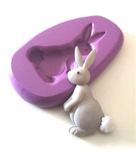 Easter Bunny Rabbit Silicone Mould 33 Mm Cake Decorate Etsy Easter