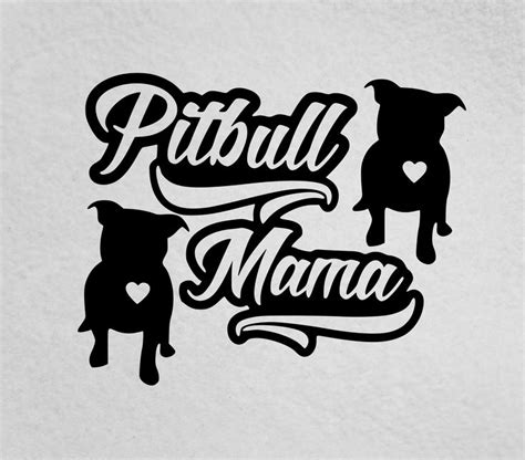 Free Free Pitbull Mom Svg Free 65 SVG PNG EPS DXF File