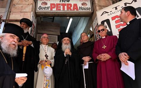 Christian Leaders Protest Sale Of Jerusalem Church Properties To Jewish