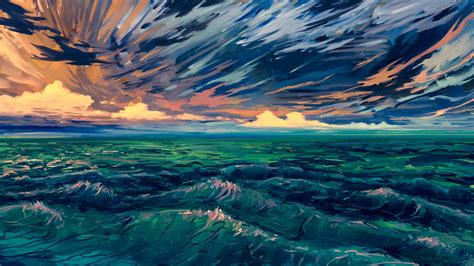 View and download for free this animated gifs wallpaper which comes in best available resolution of 1920x1080 in high quality. Download wallpaper 1920x1080 sea, waves, art, surf ...