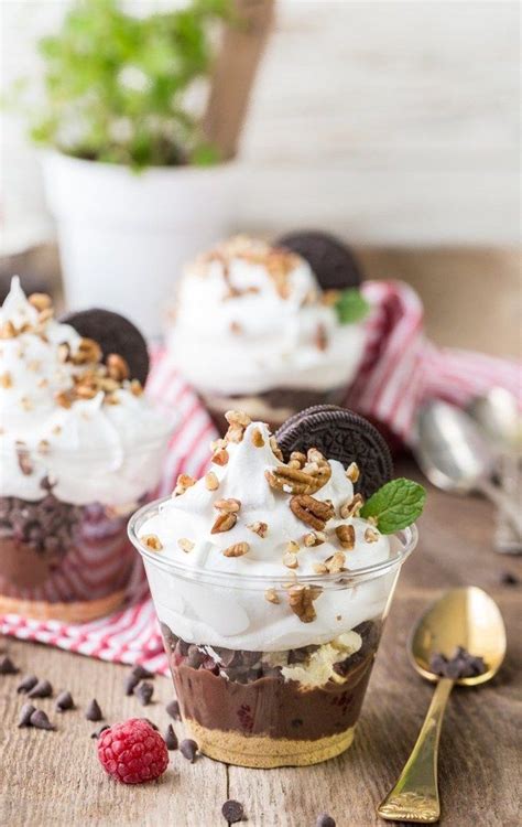 Pudding will become more and more thick as you whisk. Individual Seven Layer Dessert Dip | Layered desserts ...