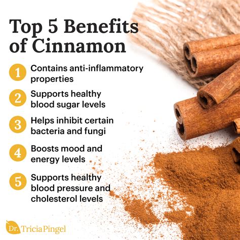 5 Amazing Health Benefits Of Cinnamon Dr Tricia Pingel
