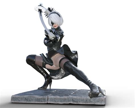 Stl File Yorha No Type B Nier Automata Digital Stl Files For D Print