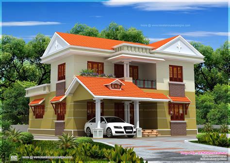 Beautiful Kerala Villa Exterior In 2265 Sq Feet Home Kerala Plans