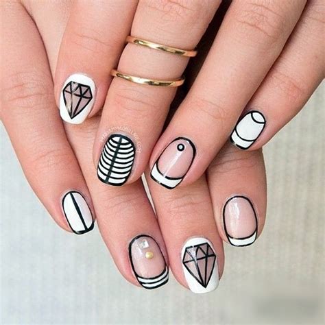 Latest 45 Easy Nail Art Designs For Short Nails 2016