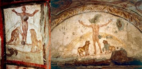 Christian Frescoes In Roman Catacombs Early Church History