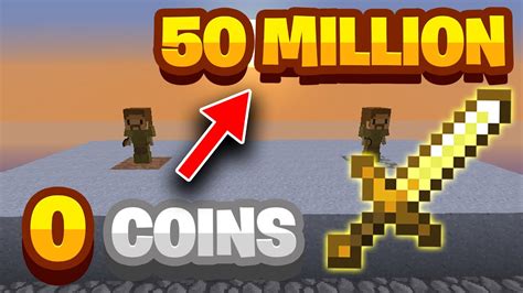 From 0 Coins To 50 Million Midas Sword Hypixel Skyblock Ep 1 Youtube
