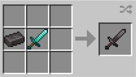 First, open your crafting table so that you have the 3x3 crafting grid that looks like this: Minecraft Netherite - How to Make Netherite Ingot, Weapons ...