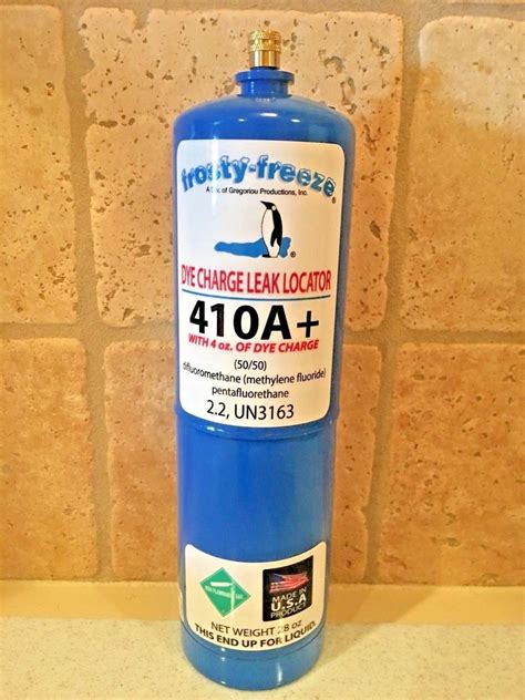 R410 R410a R 410 R 410a Refrigerant With Dye Charge And Leak Locator
