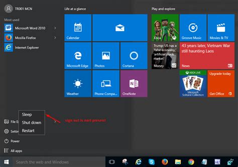 How To Sign Out Of Microsoft User Account In Windows 10