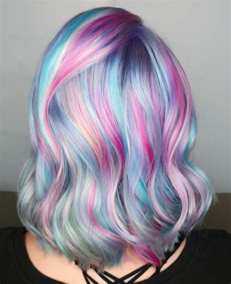 32 Cute Dyed Haircuts To Try Right Now Pastel Rainbow