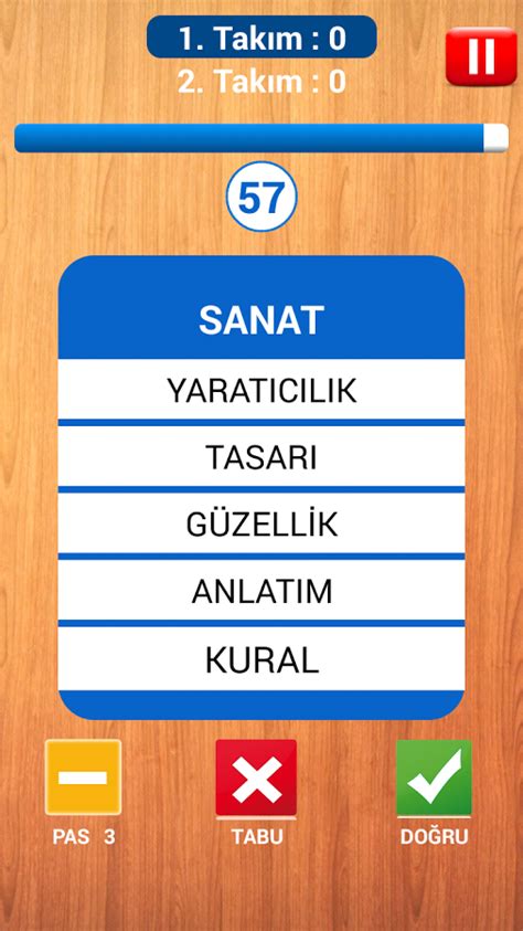 Tabu Türk İndir - Android için Tabu Oyunu - Tamindir