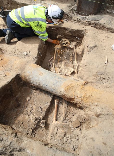 Excavation Begins Of Medieval Human Remains Unearthed During Tram Works