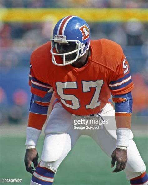 Linebacker Tom Jackson Of The Denver Broncos Looks On From The Field